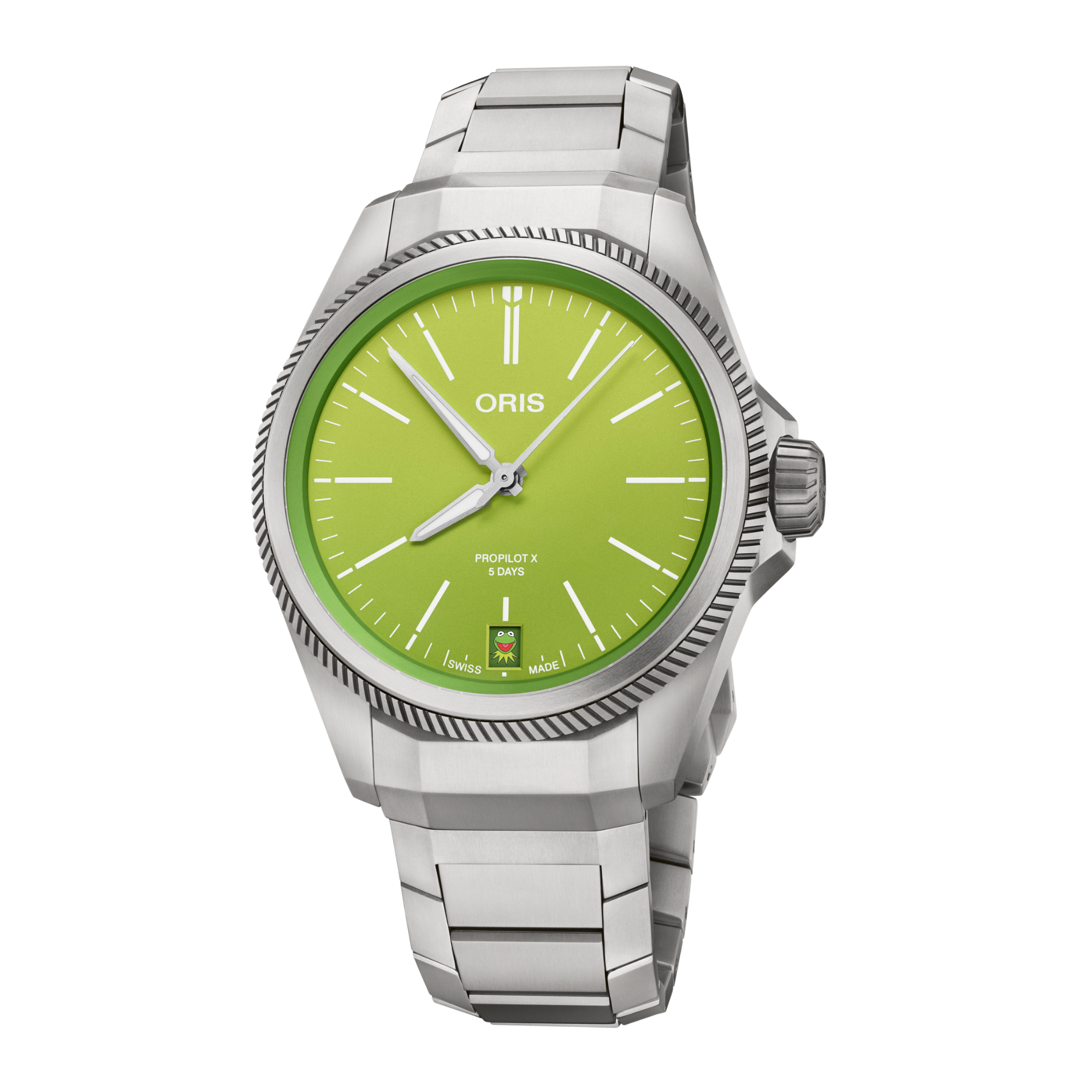 ORIS PROPILOT X KERMIT EDITION 01 400 7778 7157-Set
