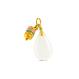 24k Gold Hetian Jade Ice Cream Charm