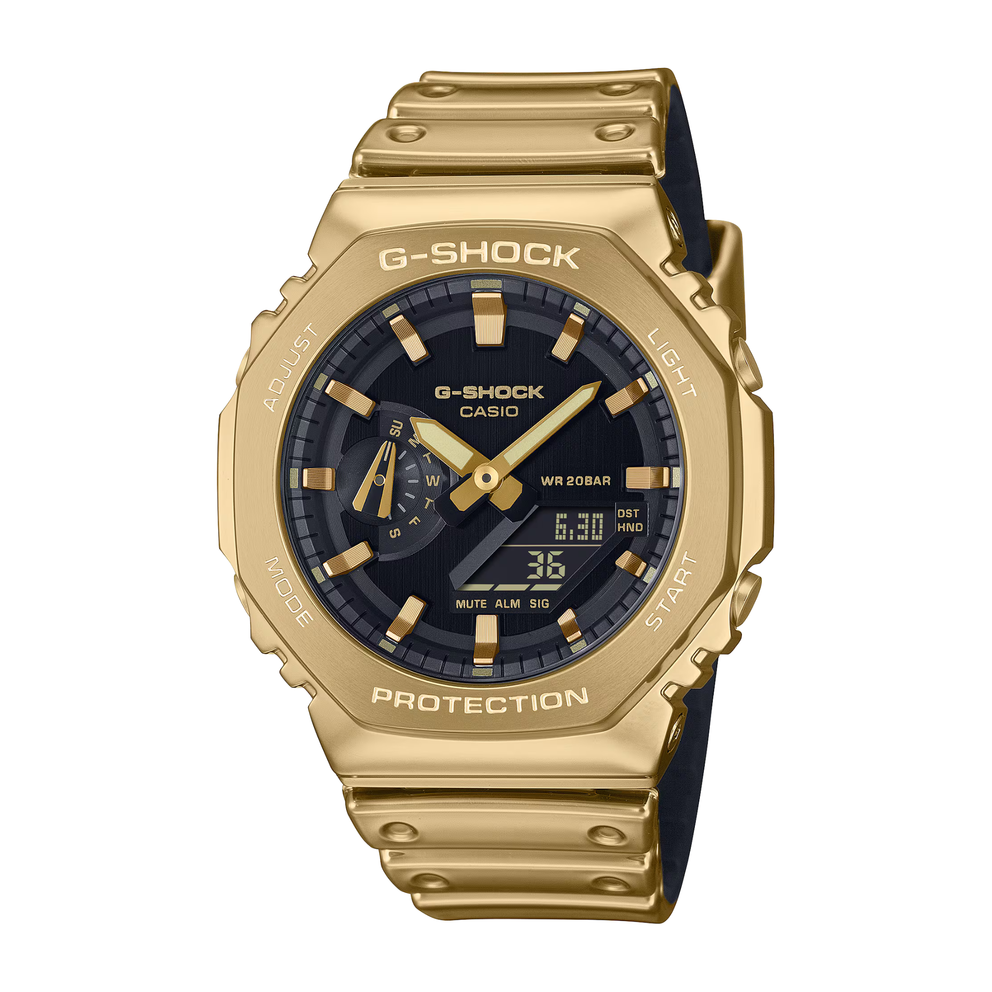 CASIO G-SHOCK FINE METALLIC SERIES G-STEEL 2100 Series GM2100YMG-9A