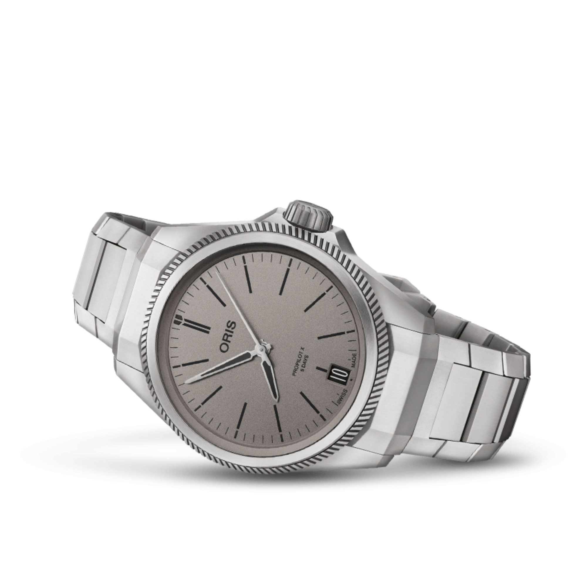 Oris ProPilot X Calibre 400 Grey Dial 01 400 7778 7153-07 7 20 01TLC