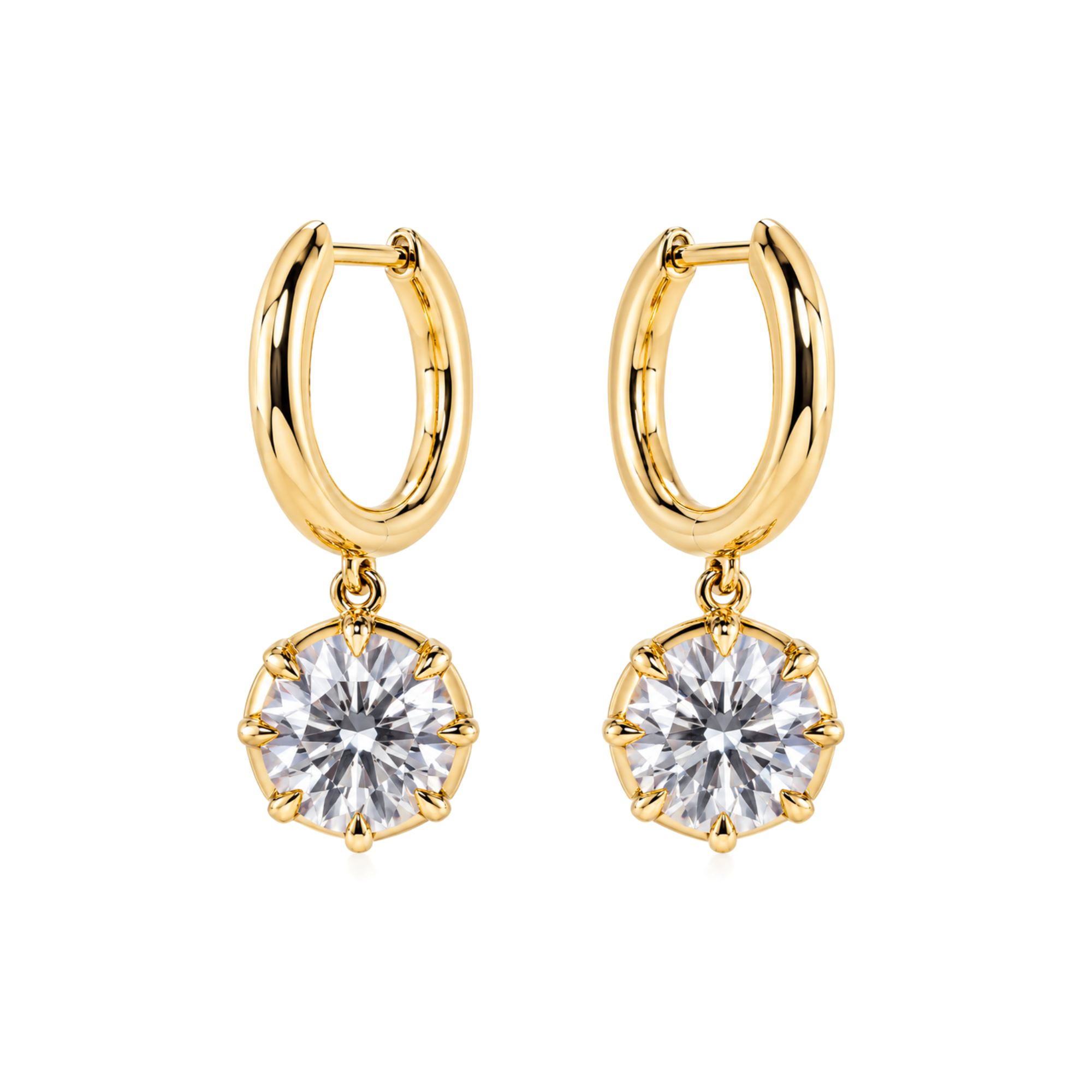 Lab-Grown Diamond Dangle Earrings