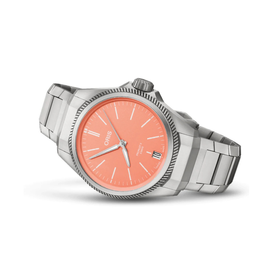 Oris Pro Pilot X Calibre 400 Salmon Dial 01 400 7778 7158-07 7 20 01TLC