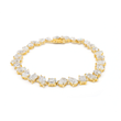 Multi-Shape Lab Grown Diamond Tennis Bracelet