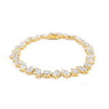 Multi-Shape Lab Grown Diamond Tennis Bracelet