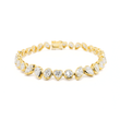 Multi-Shape Lab Grown Diamond Tennis Bracelet