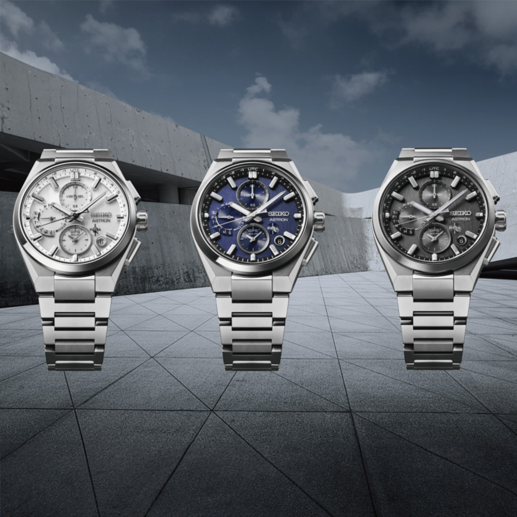 Seiko Astron GPS Solar Dual Time Chronograph SSH161