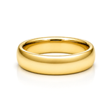 6mm Tungsten Wedding Ring Band in Yellow