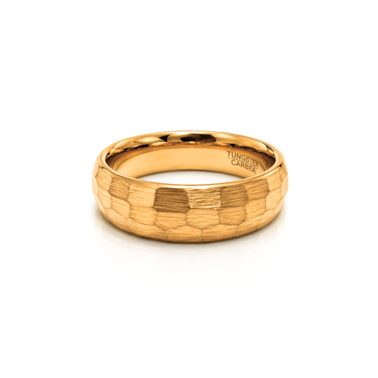6mm Tungsten Wedding Ring Band in Rose Gold
