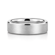 8mm Tungsten Wedding Ring Band in White