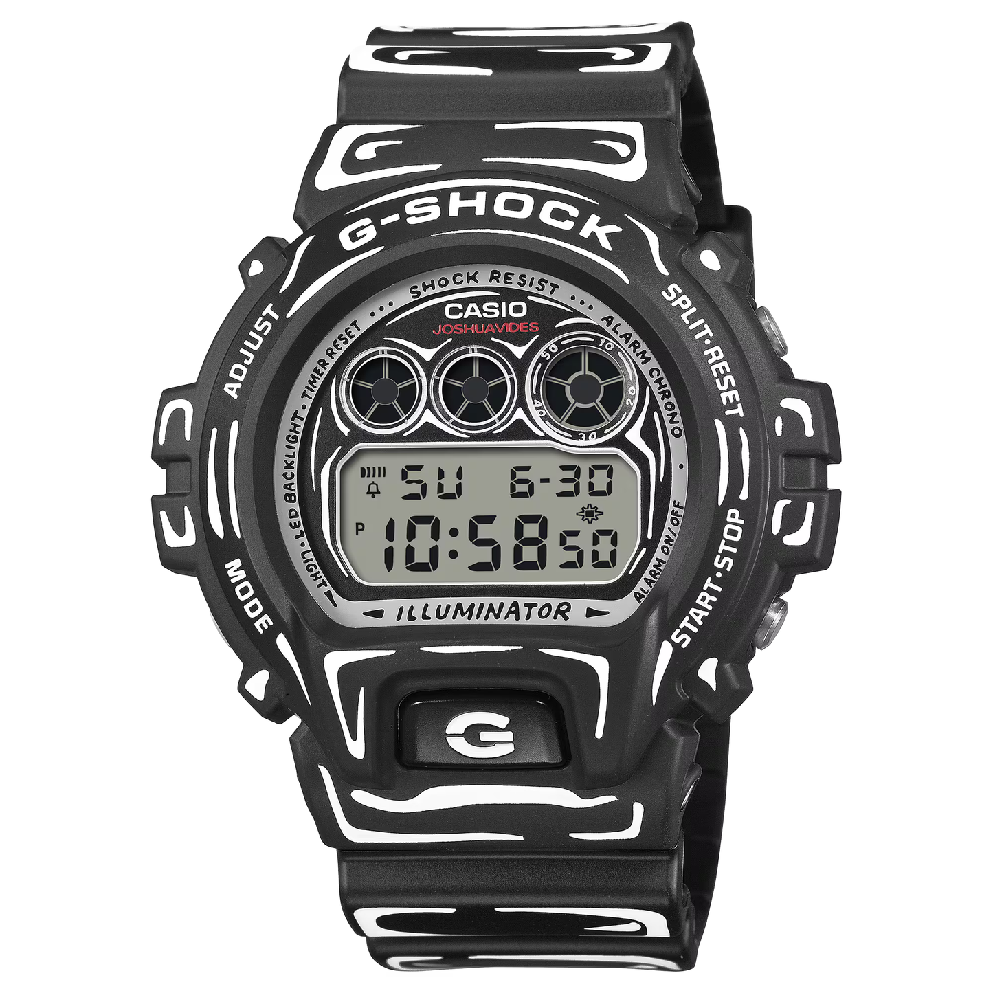 CASIO G-SHOCK Joshua Vides collaboration models DIGITAL 6900 SERIES DW6900JV-1