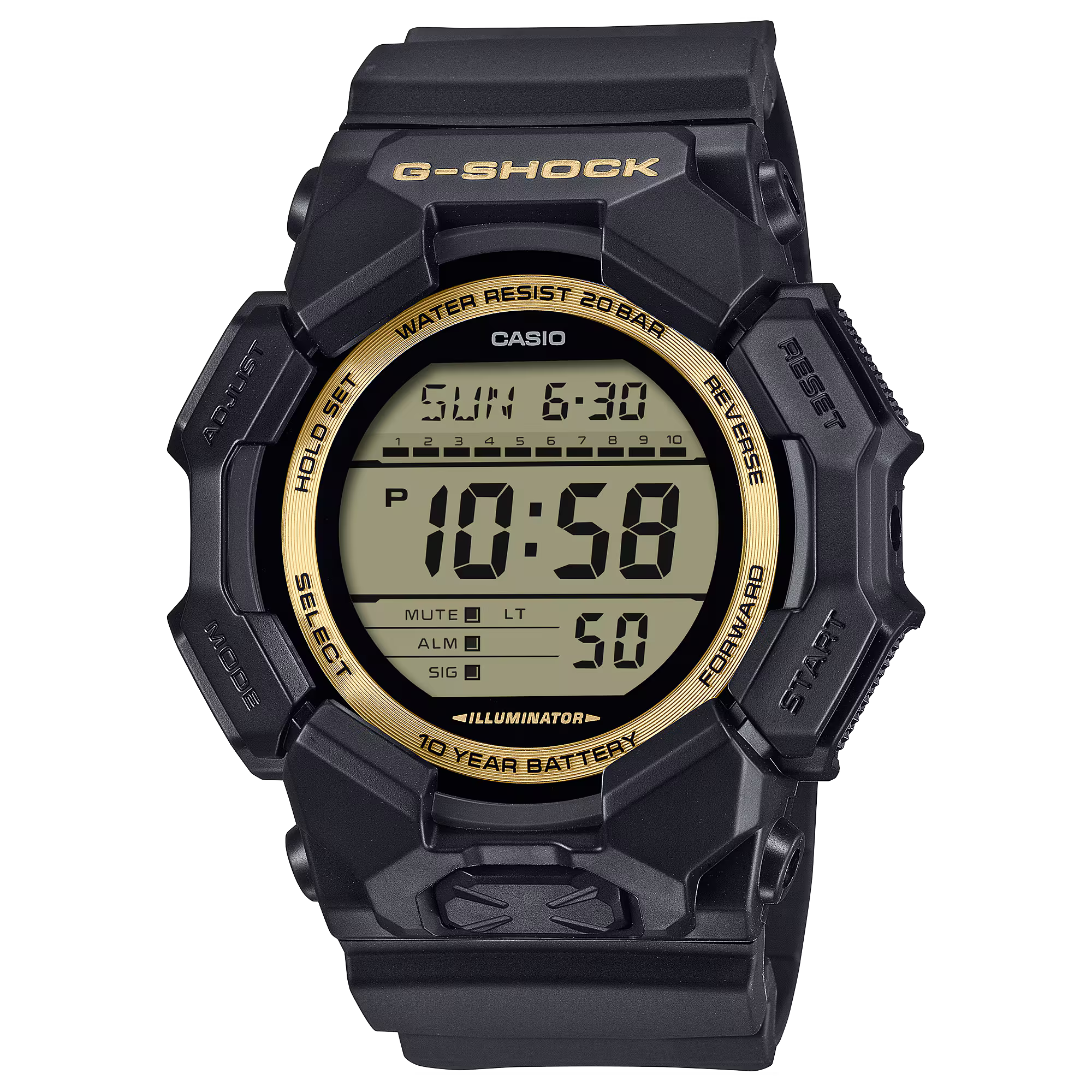 CASIO G-SHOCK ANALOG-DIGITAL GA-010 SERIES GA-010GB-1A9