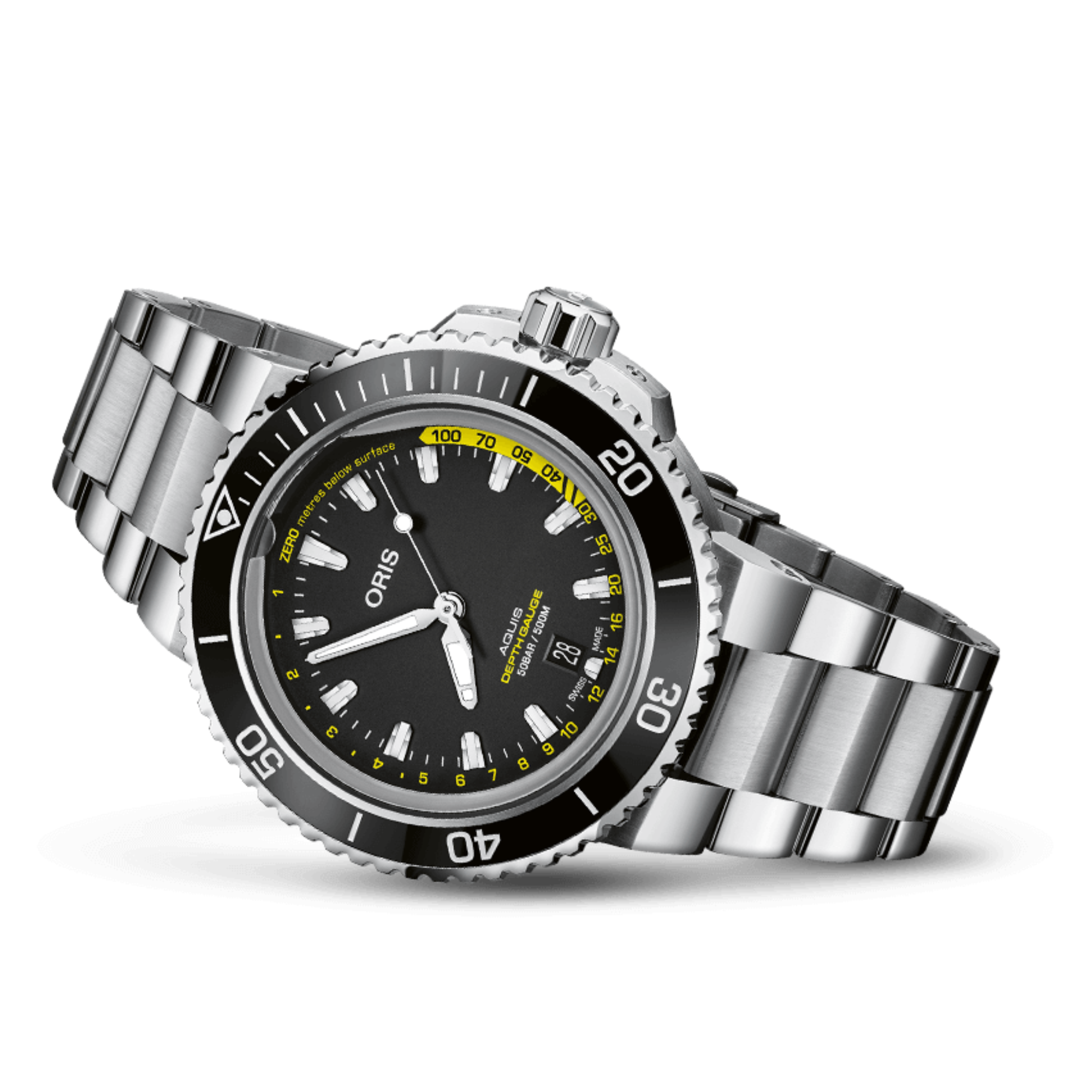 ORIS Aquis Depth Gauge 01 733 7755 4154-Set MB