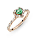 PANDORA Sparkling Elevated Heart Ring 188421C03-54