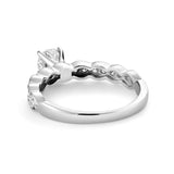 Marquise Illusion Diamond Engagement Ring