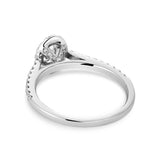 Oval Halo Diamond Engagement Ring