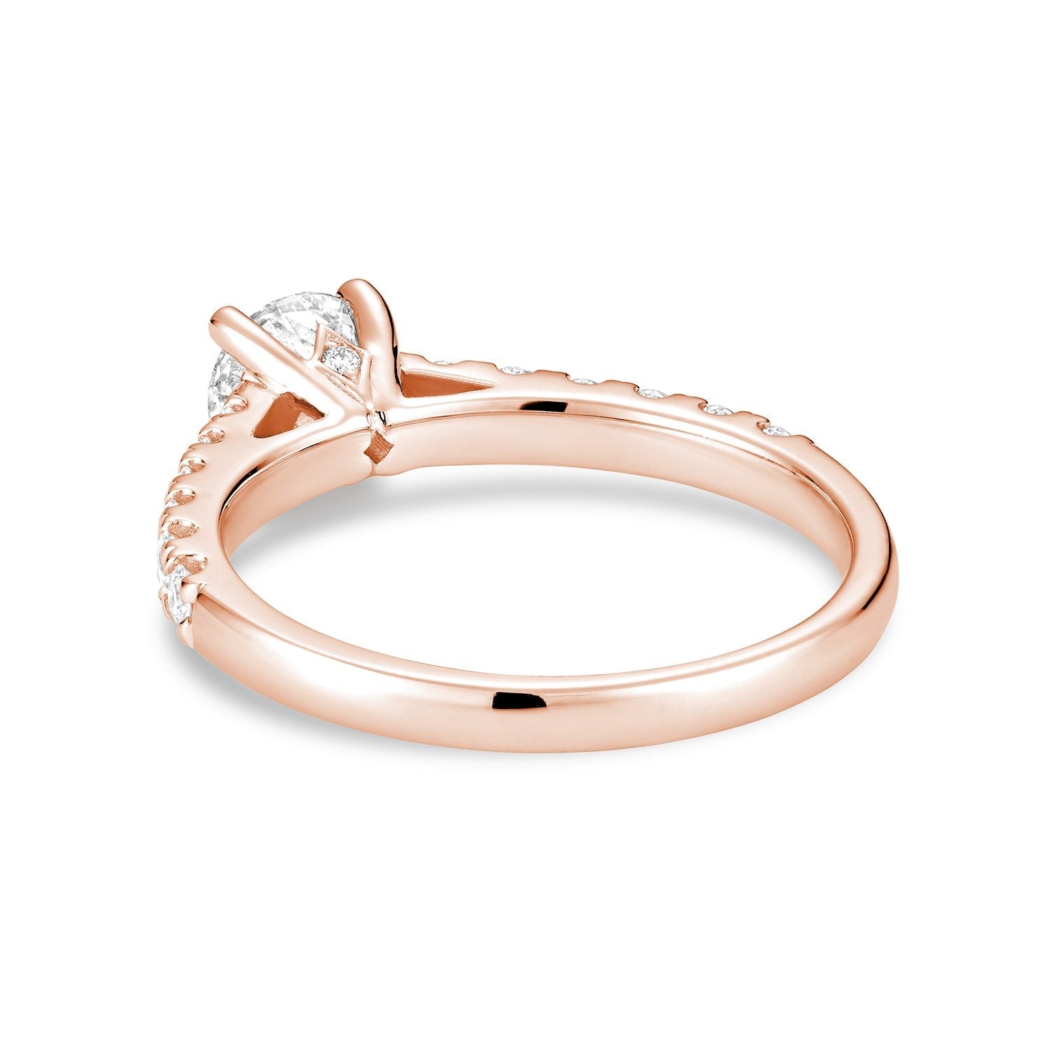 Solitaire Round Diamond Engagement Ring