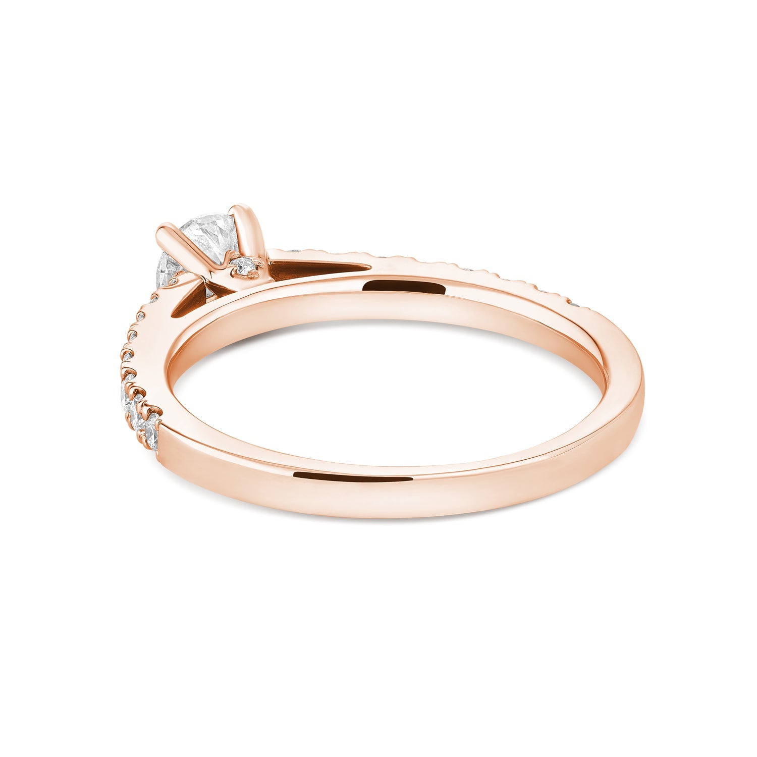 Solitaire Round Diamond Engagement Ring