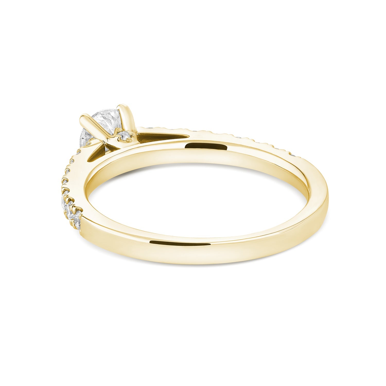 Solitaire Round Diamond Engagement Ring