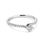 Solitaire Twist Diamond Engagement Ring