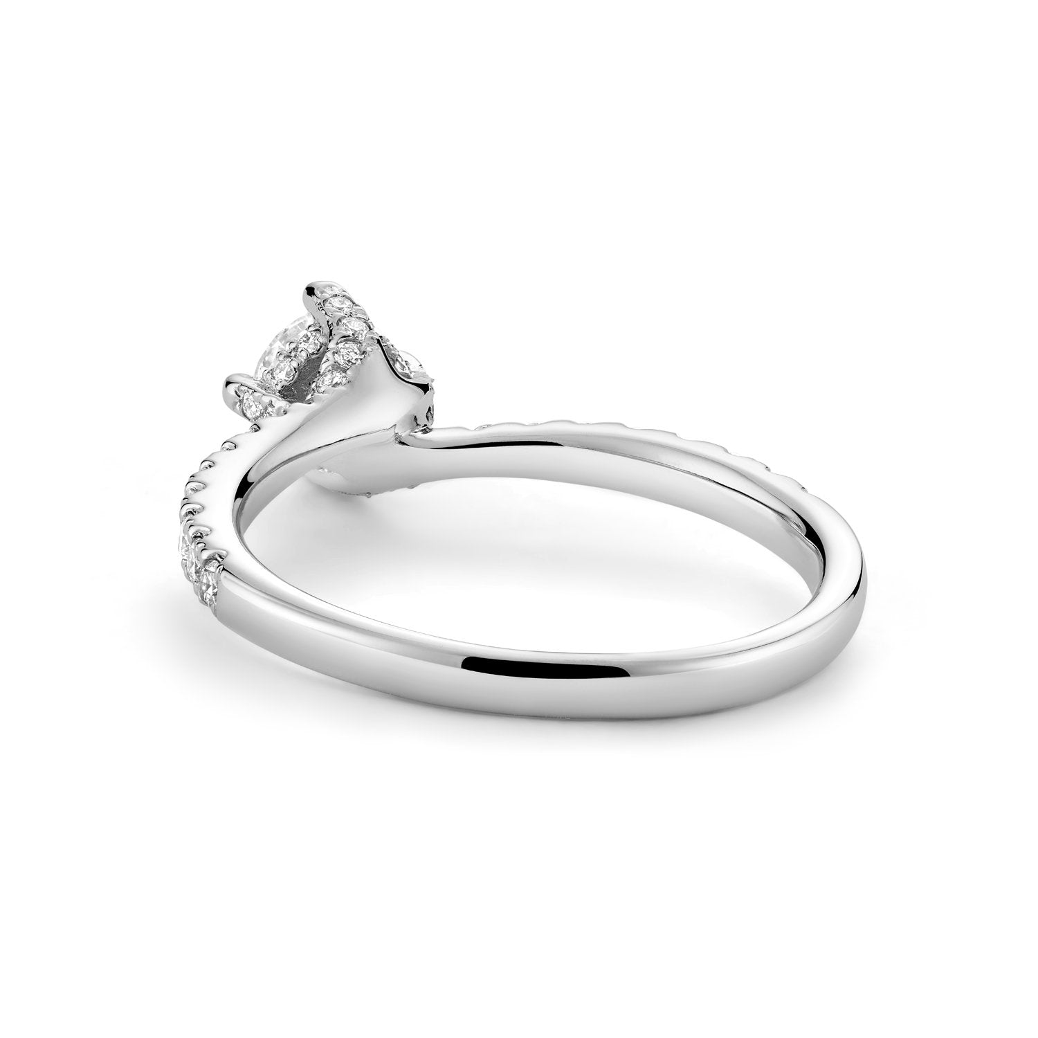 Solitaire Twist Diamond Engagement Ring