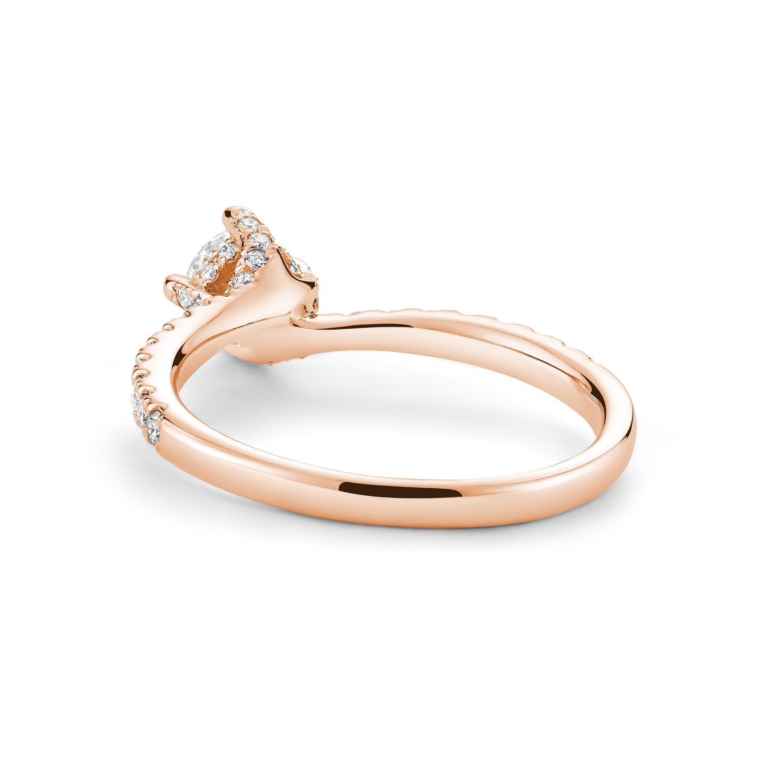 Solitaire Twist Diamond Engagement Ring