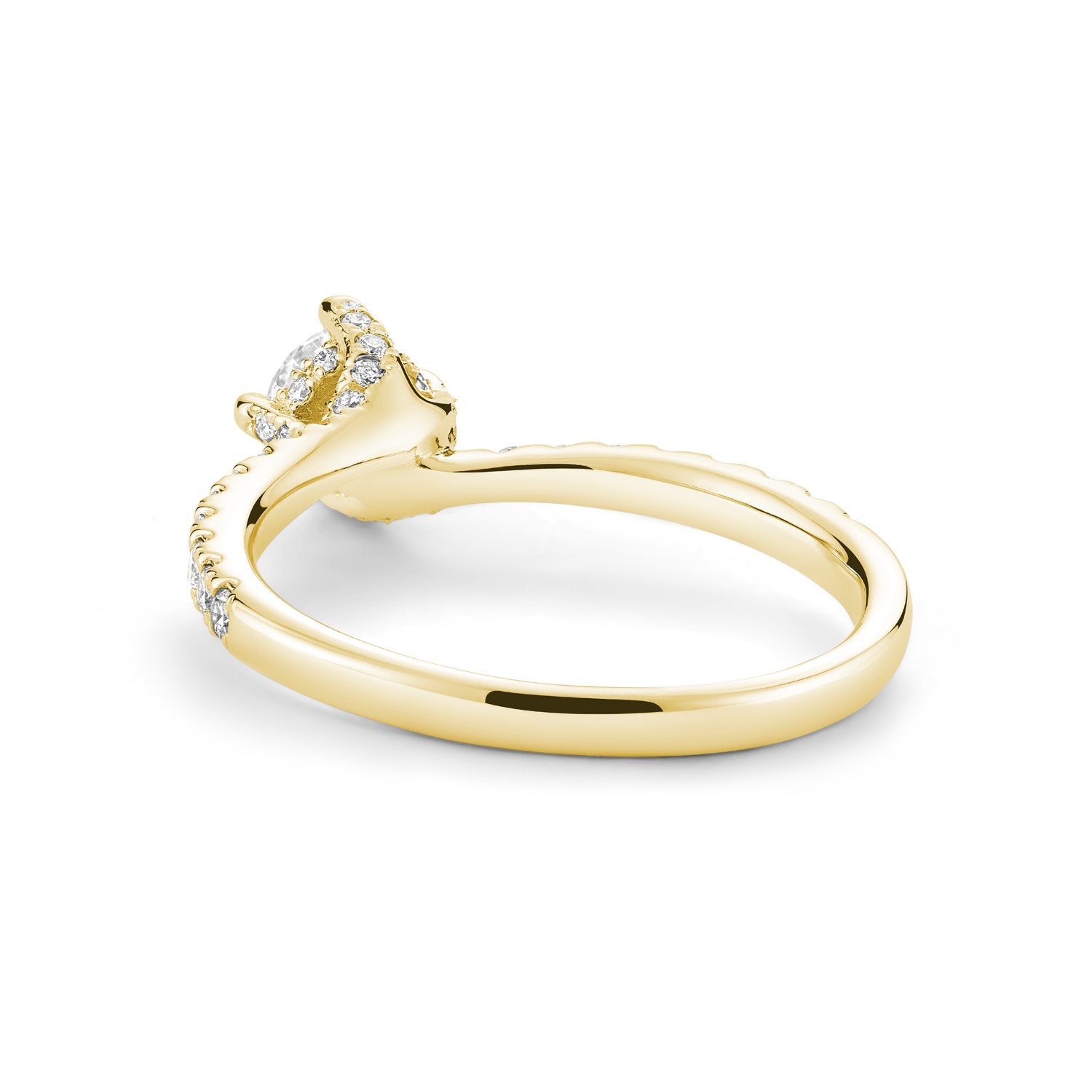 Solitaire Twist Diamond Engagement Ring