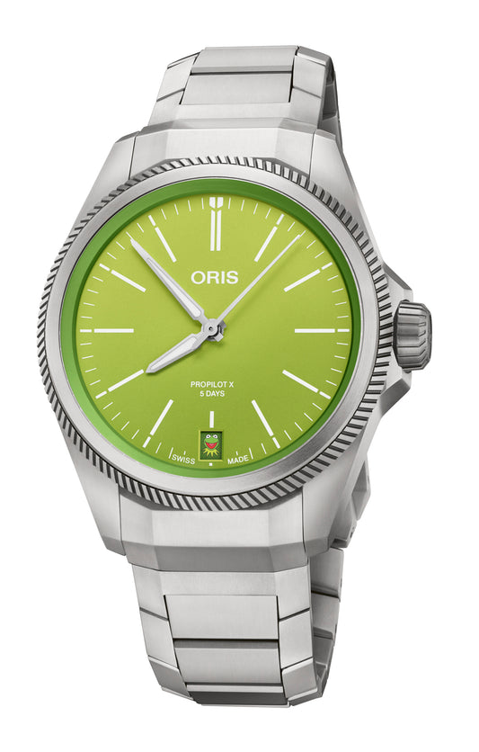 ORIS PROPILOT X KERMIT EDITION 01 400 7778 7157-Set