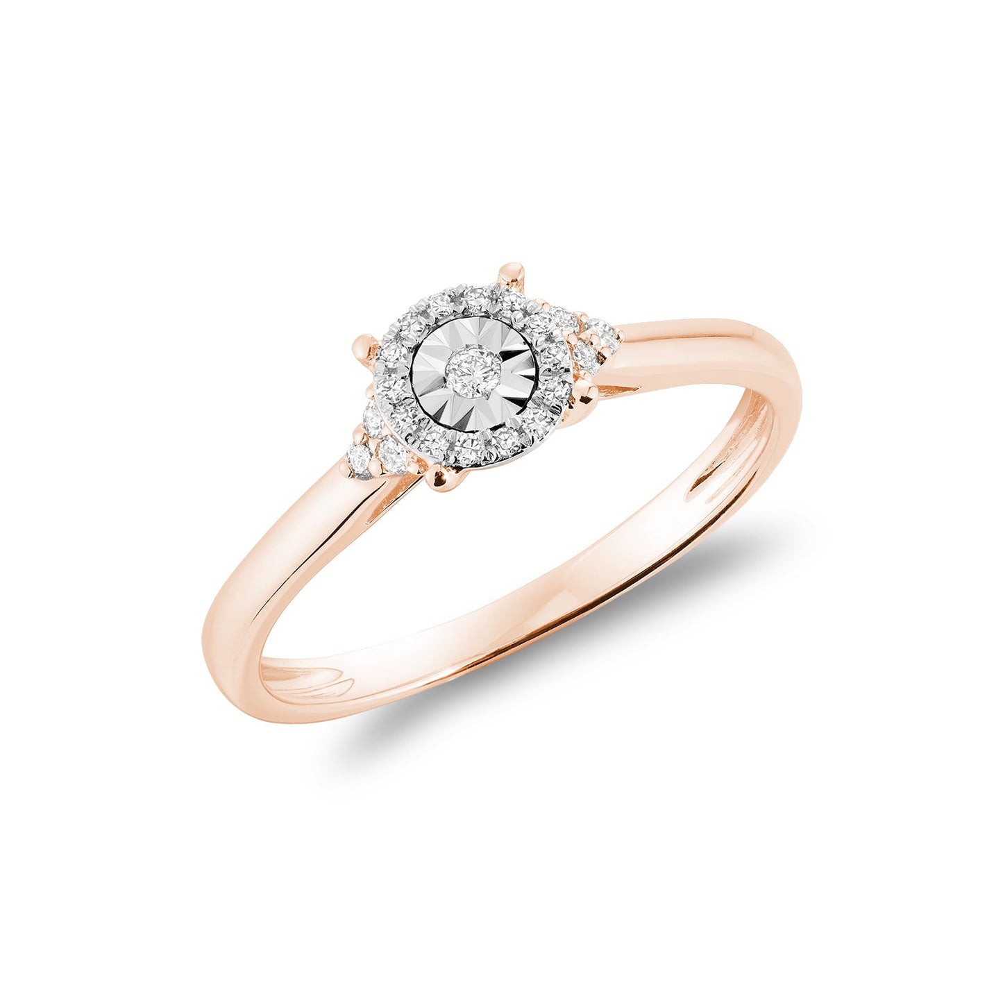 Illusion Setting Diamond Ring