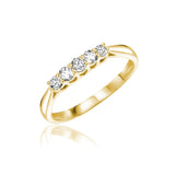 Five Stone Solitaire Diamond Ring