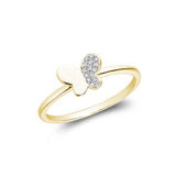 Butterfly Diamond Ring