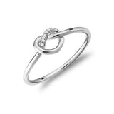 Knot Diamond Ring