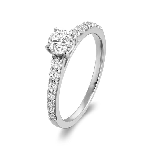 Solitaire Diamond Engagement Ring