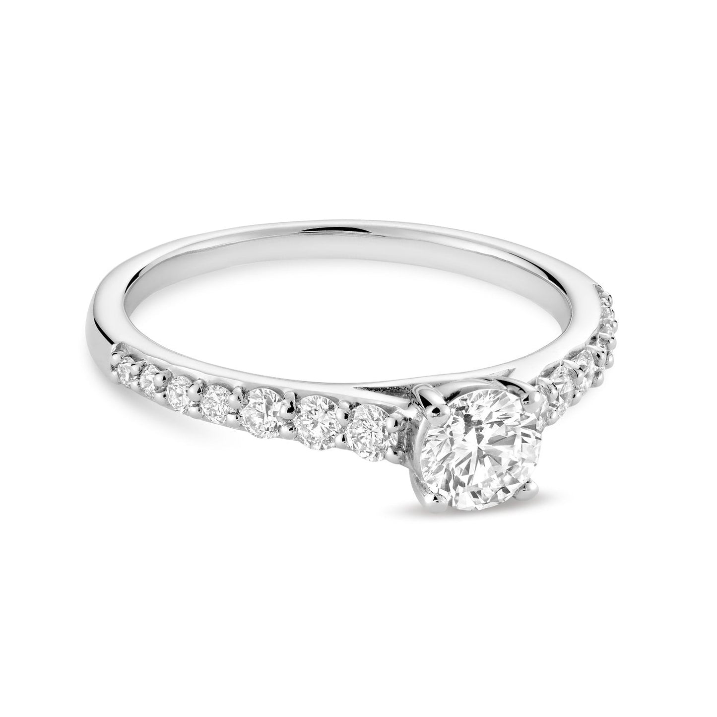 Solitaire Diamond Engagement Ring