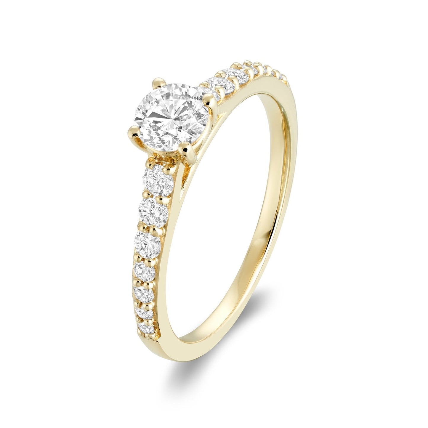 Solitaire Diamond Engagement Ring