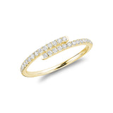 Linear Wrap Fashion Diamond Ring