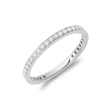 Pave Eternity Diamond Stackable Ring