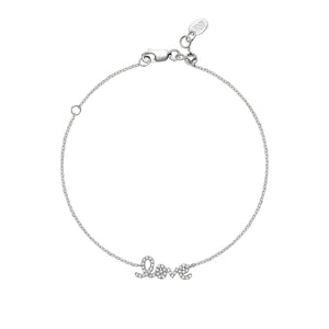 Mini "Love" Diamond Bracelet
