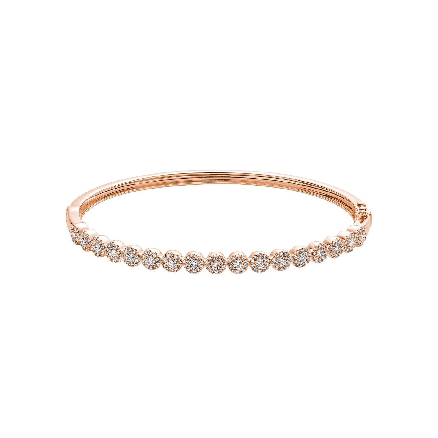 Martini Cup Diamond Bangle Bracelet