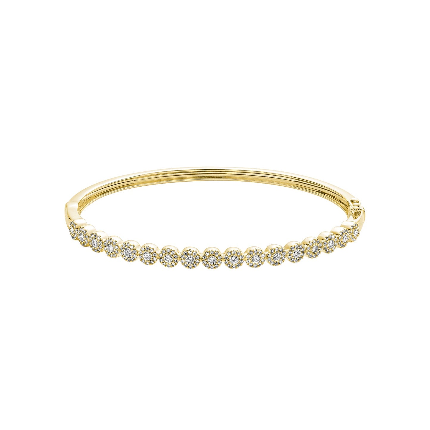 Martini Cup Diamond Bangle Bracelet