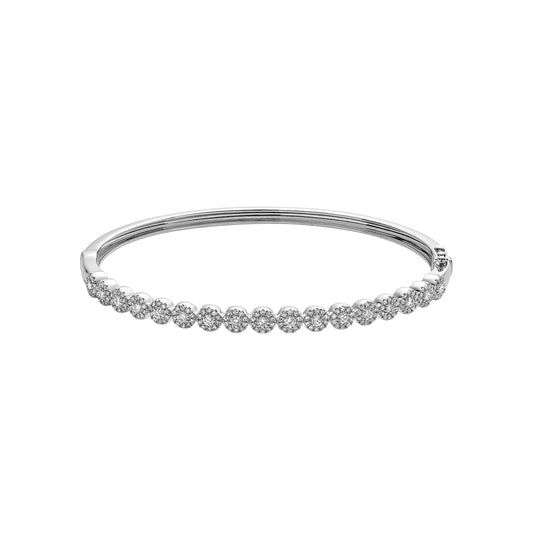 Martini Cup Diamond Bangle Bracelet