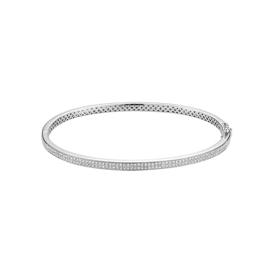 Micro Pave Bangle Bracelet