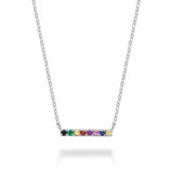 Mini Rainbow Bar Necklace