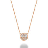 Round Diamond Necklace