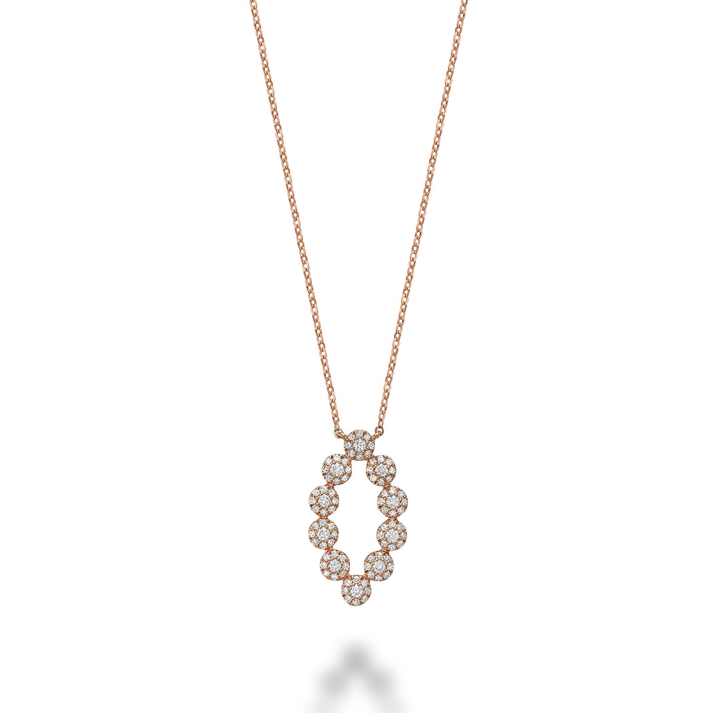 Martini Cup Fashion Diamond Necklace