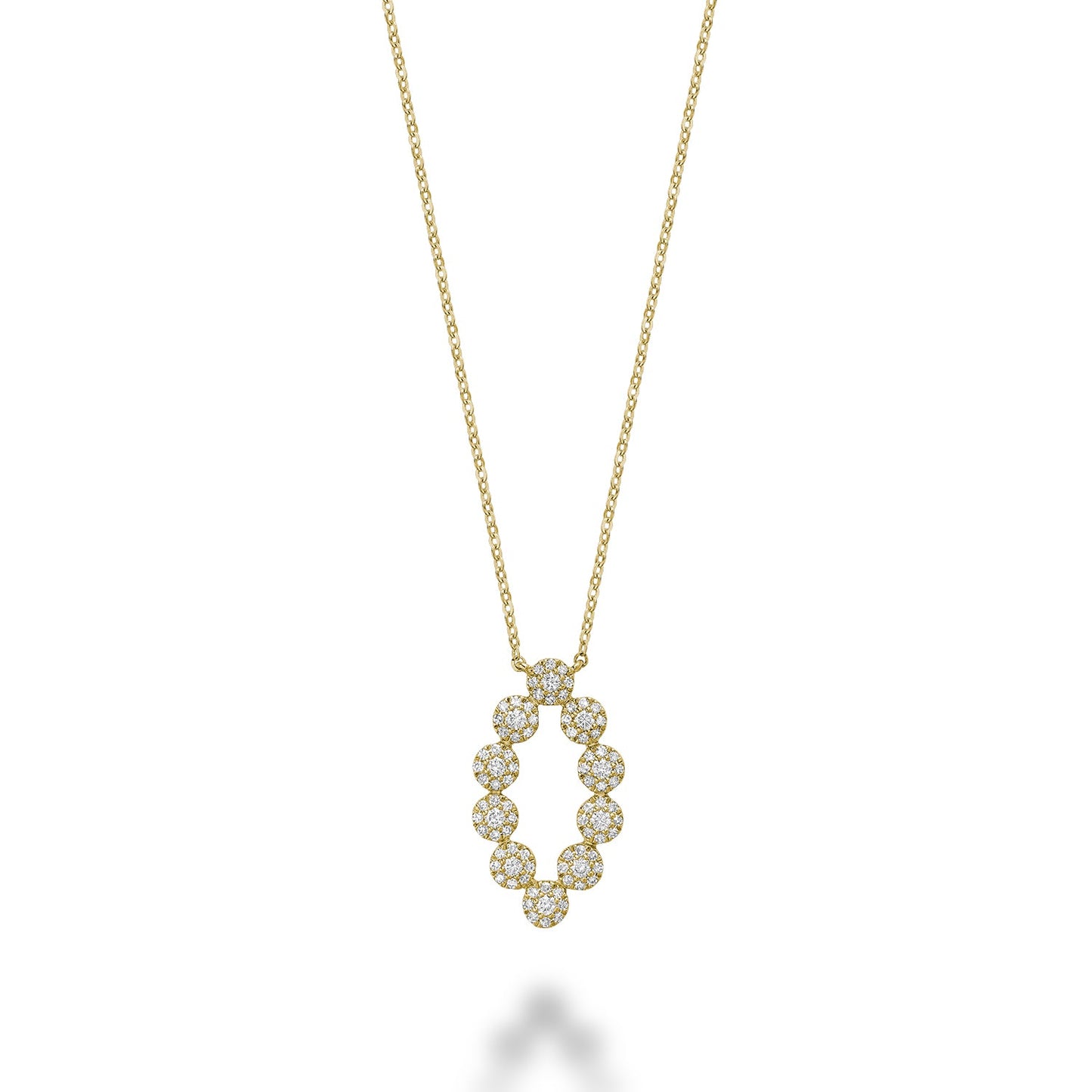 Martini Cup Fashion Diamond Necklace