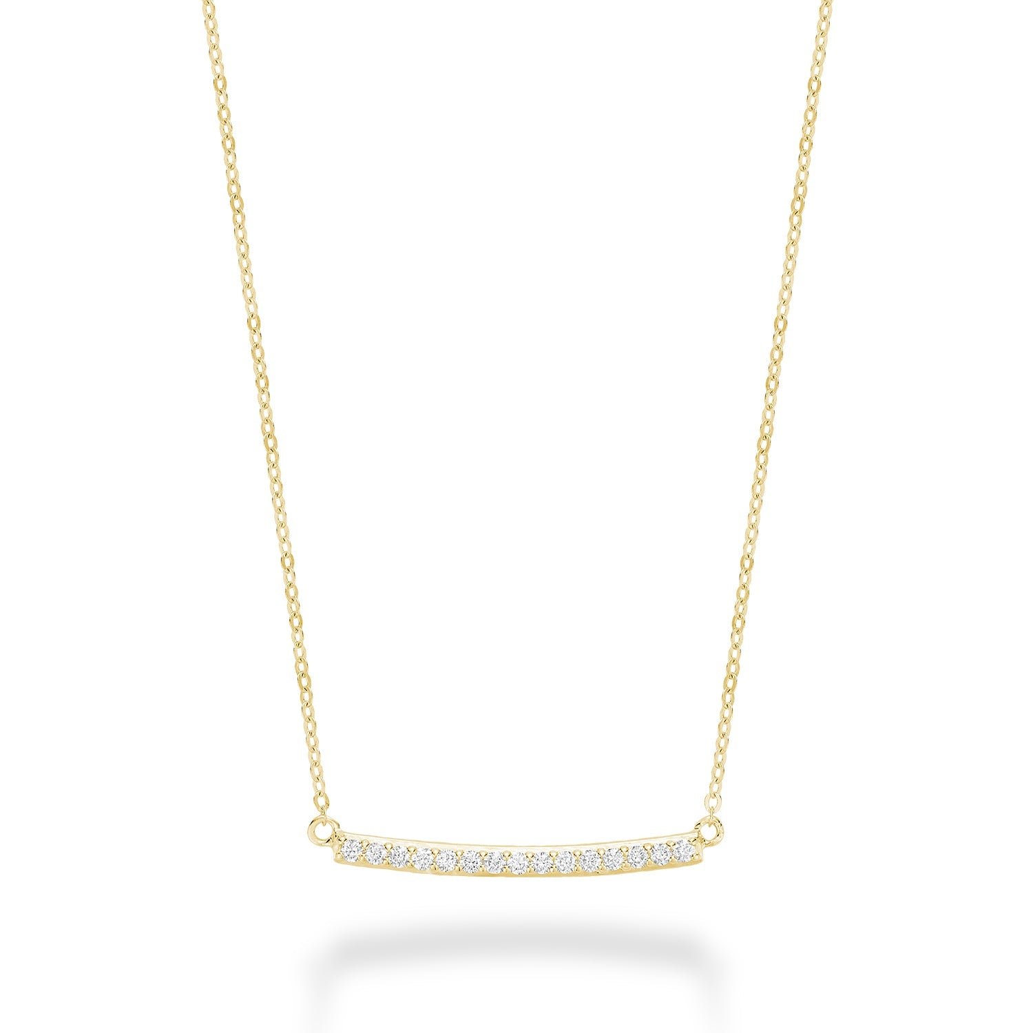 Bar Diamond Necklace
