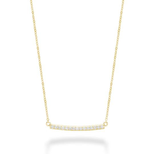 Bar Diamond Necklace