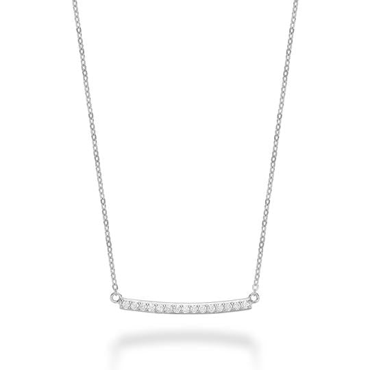 Bar Diamond Necklace