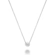 Bezel Set Diamond Necklace
