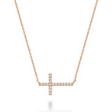 Religious Cross Diamond Necklace